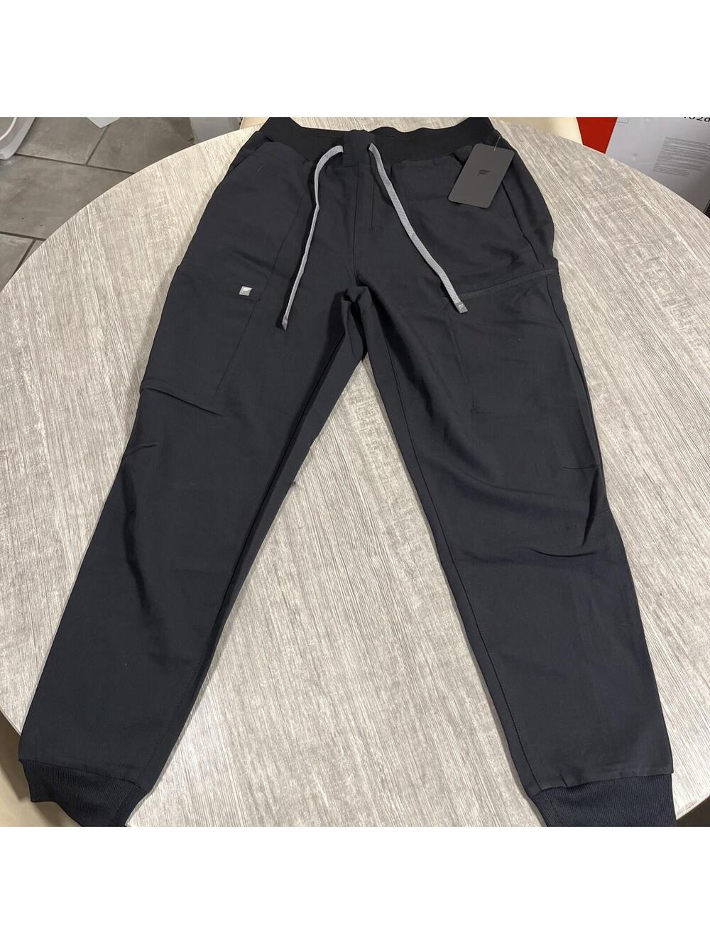 NEW FABLETICS HIGH RISE ON CALL SCRUB JOGGER PANTS BLACK SIZE SMALL